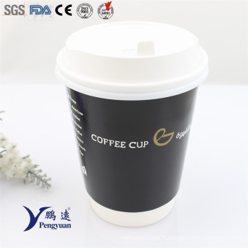 Isolation double paroi jetable Hot Coffee Paper Cups